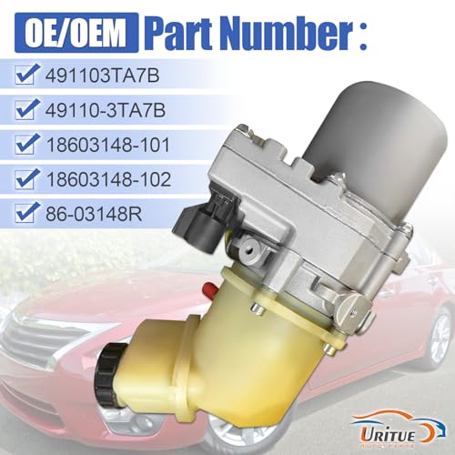 Uritue Electric Power Steering Pump Compatible with Nissan Altima 2.5L 2013-2015 49110-3TA7B 86-03148R - Image 3