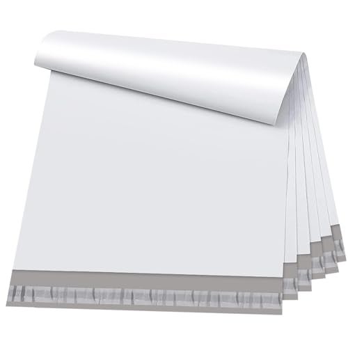 Metronic Poly Mailers 19x24 Inch 50 Pcs | Large Shipping Bags for Clothing, Small Business | Strong Thick Mailing Bags with Self Adhesive | Waterproof and Tear-Proof Large Package Bags in White - Image 1