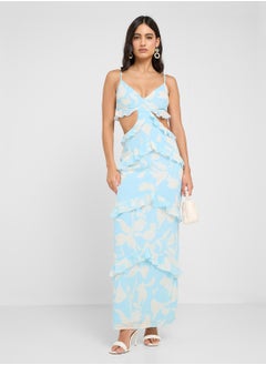 Strappy Cut Out Maxi Dress