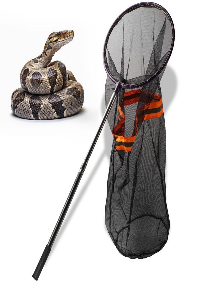 Smarkey Snake Catcher Net, Rattlesnake Grabber Hnadling Tool, Reptile Catch Telescopic Pole Stick, Rattle Snake Removing and Catching Picker with 12" Ring, Extends to 40 Inches - Image 2