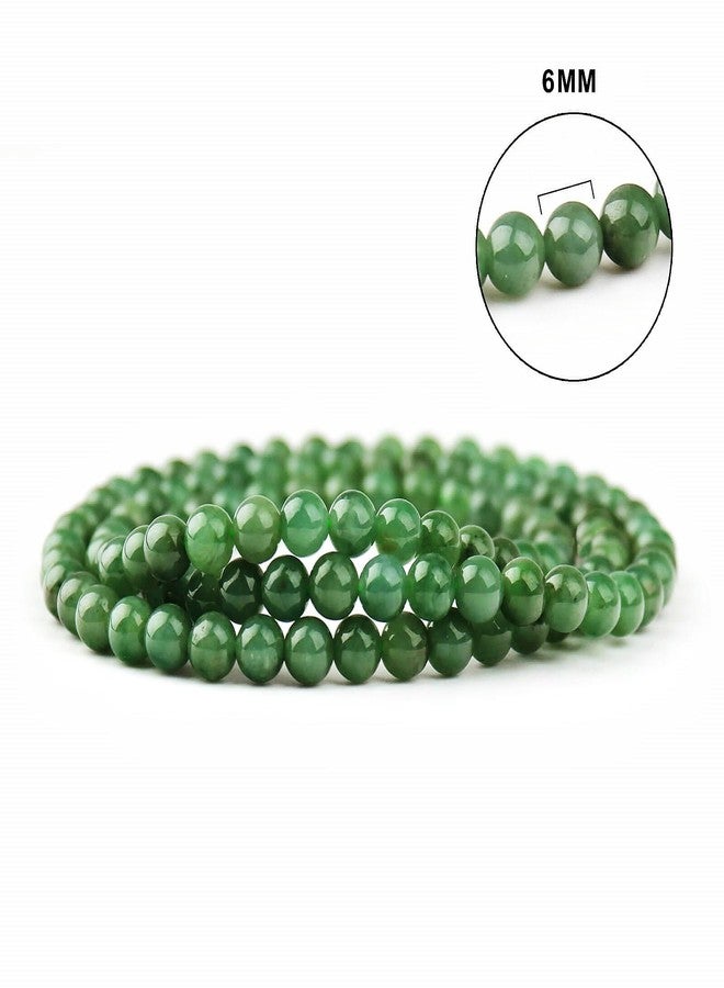 REGIS Pendant Necklace for Women: Natural Stone Beaded with Carved Beads, 25" Length, No Clasp - Fashionable, Women's Gifts for Birthday (6mm) - Image 2