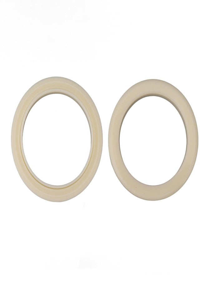 Kodrily 54mm Silicone Steam Ring, 2Pcs Group Head Gasket, Soft Coffee Machine Seal, 6.5cm Outer Diameter Flexible Gasket Replacement Part for 870 878 880 860 840 810 450 500, Beige - Image 4