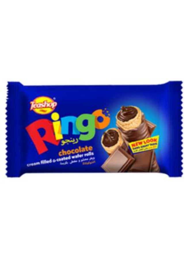 Ringo Chocolate Wafer Biscuits Pack of 6 – Crispy Wafer Layers with Rich Chocolate Cream Filling – Delicious Snack for Kids & Adults - Image 1
