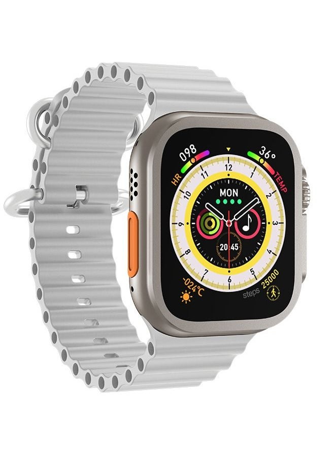 Generic - ZW8 Ultra MAX Smart Watch silver - Image 1