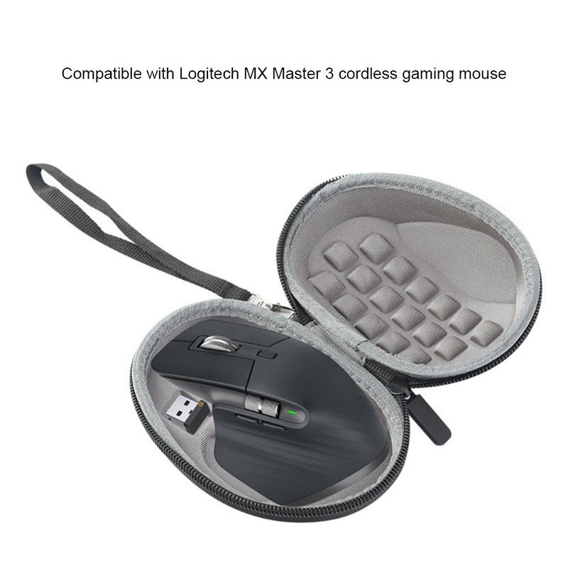 Shockproof Hard Mouse Case Black - Image 3