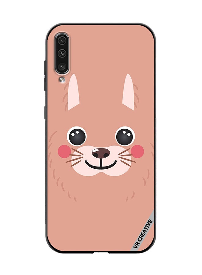 VR CREATIVE Protective Case Cover For Samsung Galaxy A50/A50s Lama Cartoon Face Design Multicolour - Image 1