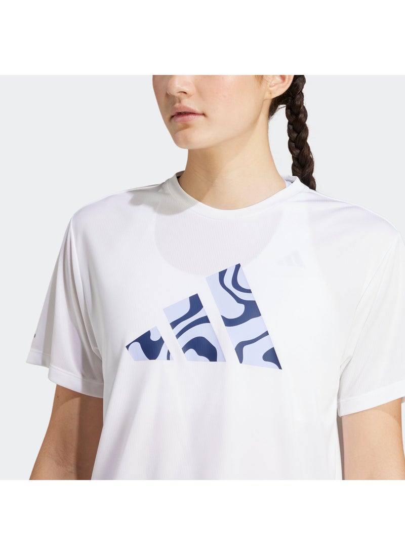 Adidas - Run It Brand Love T-Shirt - Image 1