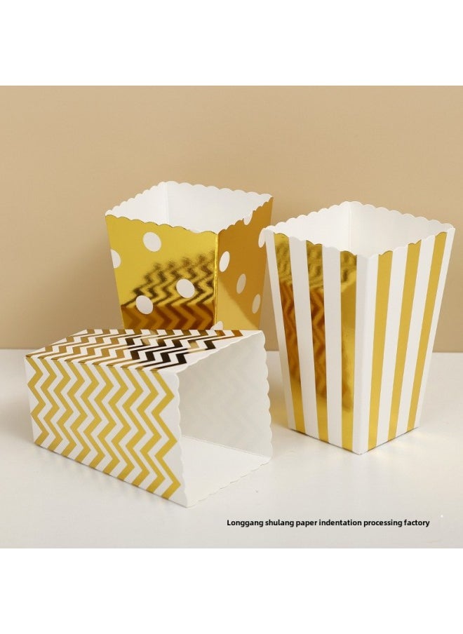 Generic - Long Harbor Spot Supply Popcorn Box Style Complete Delivery Period Fast Export European And American Quality-Color:Customized Special Shooting-Specifications:5*7*11.5cm Unfolded Size - Image 1