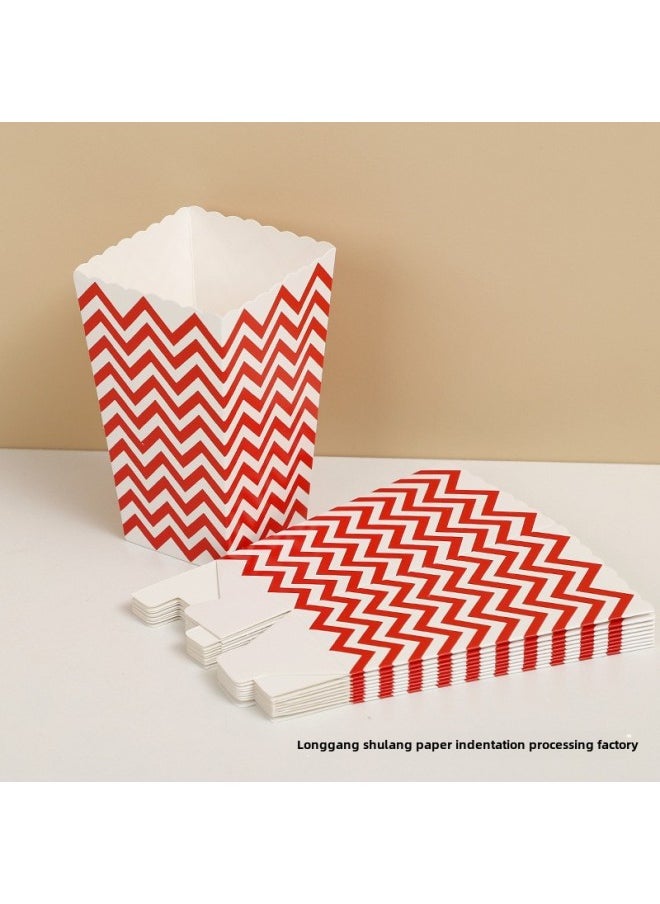 Generic - Long Harbor Spot Supply Popcorn Box Style Complete Delivery Period Fast Export European And American Quality-Color:Customized Special Shooting-Specifications:5*7*11.5cm Unfolded Size - Image 1