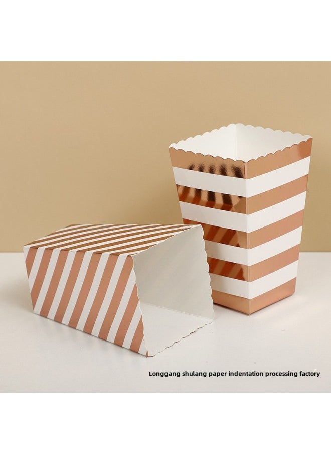 Generic - Long Harbor Spot Supply Popcorn Box Style Complete Delivery Period Fast Export European And American Quality-Color:Customized Special Shooting-Specifications:5*7*11.5cm Unfolded Size - Image 1