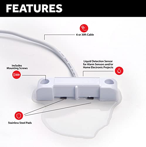 LEVEL SENSE Floor Water Sensor for Flood and Leak Detection (6 ft) - Image 2