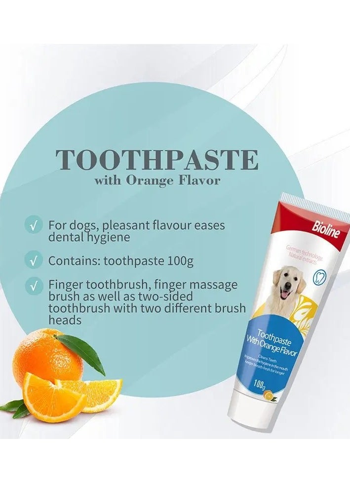 Bioline - Dental Care Set [Weight - 100g, Flavor - Orange] - Image 1