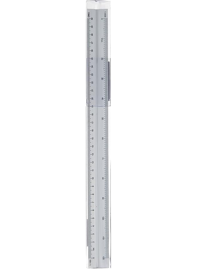 Deli Triangular Ruler 30 Cm Length Multicolour - Image 2