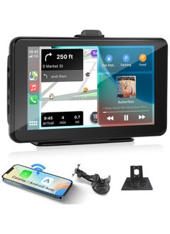 Portable 7-Inch IPS Touchscreen Car Stereo with Wireless Apple CarPlay, Android Auto, In-Dash Navigation, Bluetooth, Mirror Link, Voice Control, and FM/AUX Cable Connectivity - pzsku/Z935996943EF8F87C8879Z/45/_/1726069257/3c77d40f-1b11-449b-aeeb-1d817db230e5