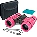 ESSENSON Binoculars for Kids Toys Gifts for Age 312 Years Old Boys Girls Kids Telescope Outdoor Toys for Sports and Outside Play Hiking Bird Watching Travel Camping Birthday Presents Pink - Image 3