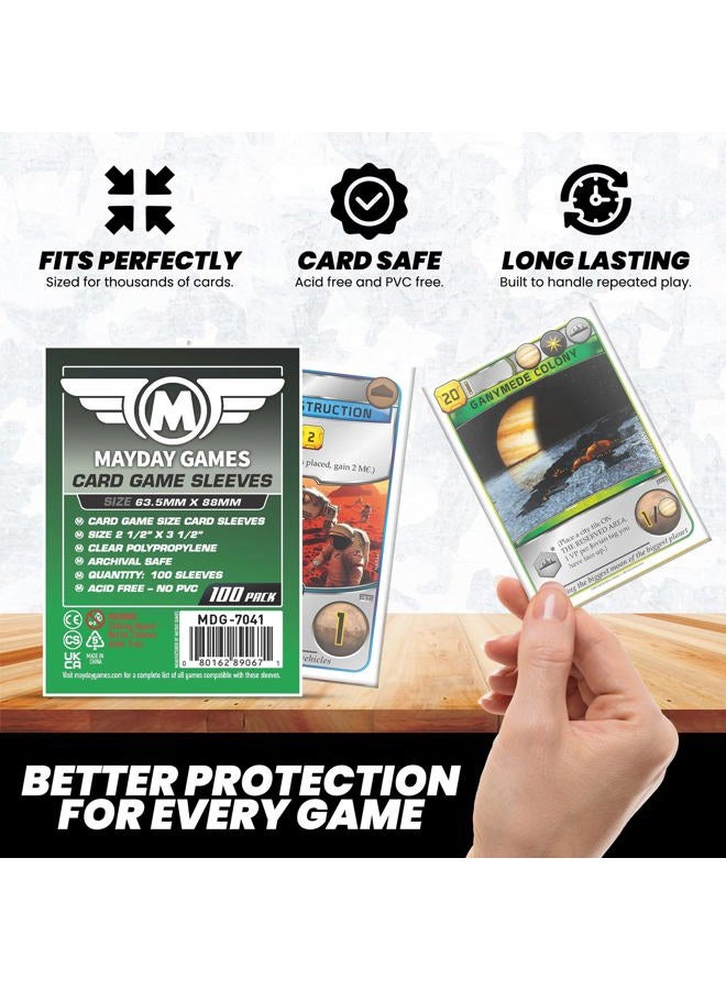 Mayday Games Card Sleeves 2 1/2" X 3 1/2" (4x100 Pack, 400 sleeves) - Image 5