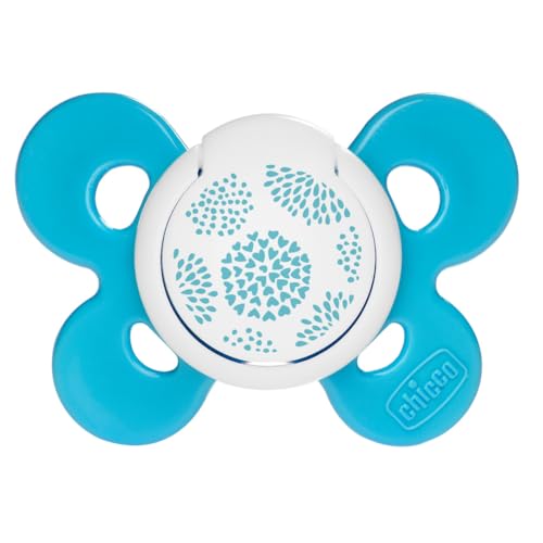 Chicco PhysioForma Utra Ergonomic Pacifier for Babies (6-16 Months) (1 Pc) (Any Colour) | Baby Teether/Soother with Unique Shape to Support Baby's Breathing | Soft Silicon Material | BPA Free (Blue) - Image 3