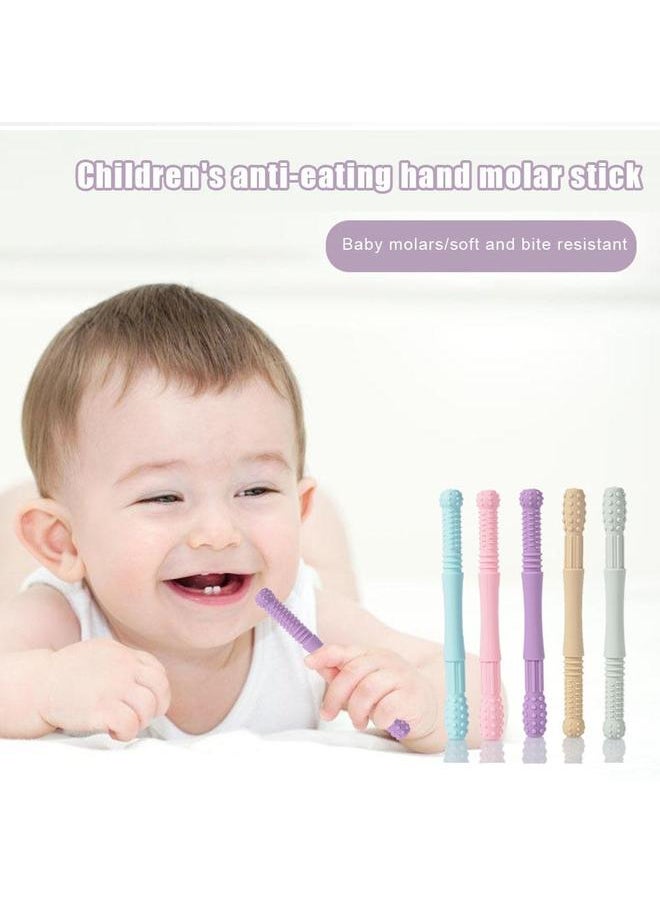 5Pcs Hollow Teething Tubes for Baby Soft Silicone Teether Baby Teething Toys with Cleaning Brush - pzsku/Z9359A5533013A862161FZ/45/_/1732119571/0e38852b-159a-4ec8-a747-b40b670b8a39