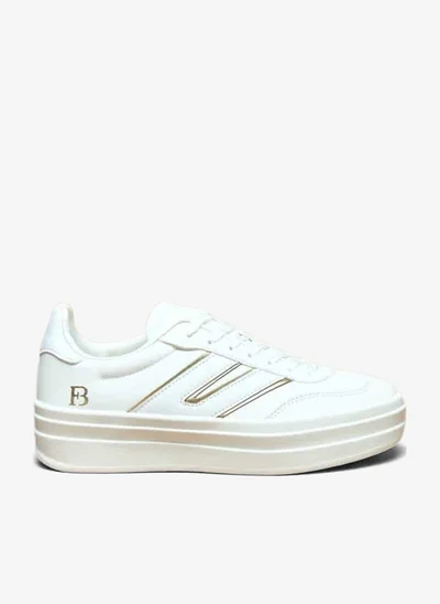 Flora Bella By Shoexpress Women Panelled Lace-Up Low Ankle Sneakers