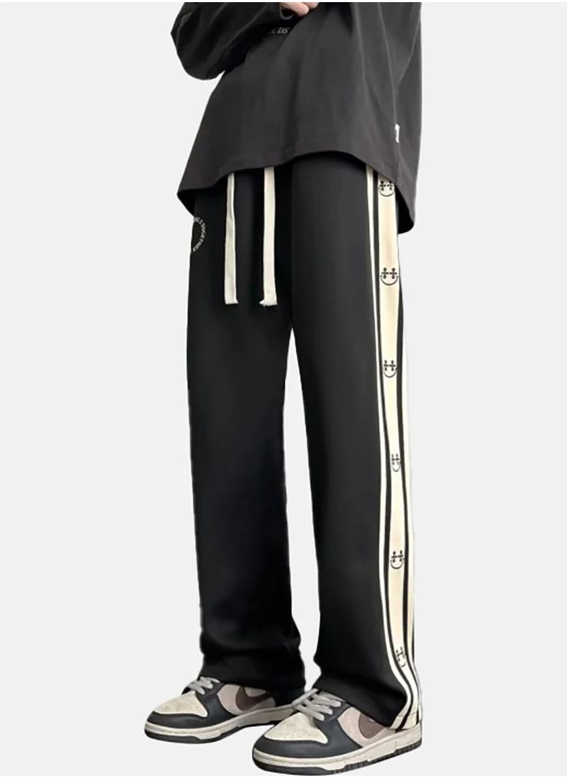 YUNIQEE Men Cotton Straight Fit Mid-Rise Korean Pants