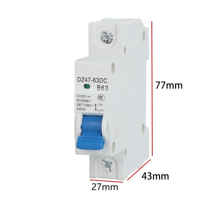 DZ47 63 Mini Circuit Breaker 1P 32A 24V 72V DC for E Bike Scooter Electrical System Protection - Image 5
