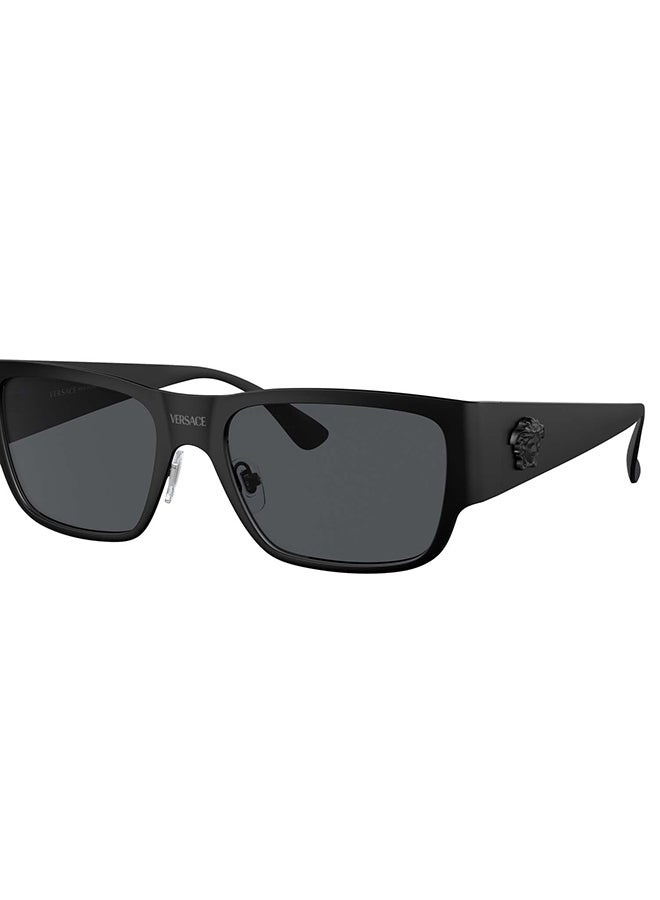 VERSACE Men VE2262 126187 Full Rim Square Sunglasses - Lens Size: 56 mm - Image 2