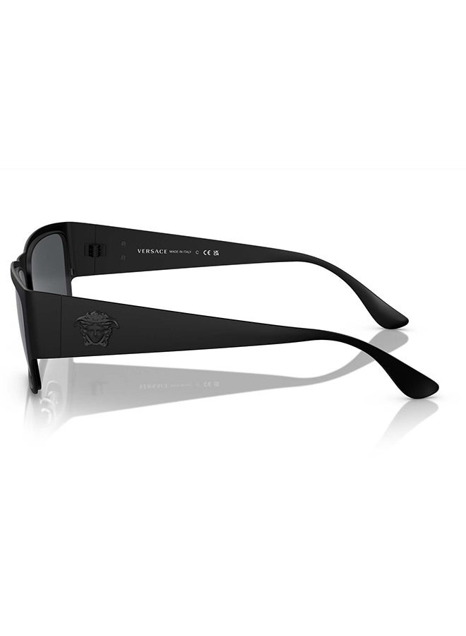 VERSACE Men VE2262 126187 Full Rim Square Sunglasses - Lens Size: 56 mm - Image 4