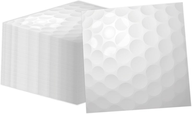 KFJBPB 50 Pcs Golf Napkins 13 x 13 Inches, Golf Ball Paper Napkins Sports Theme Disposable Cocktail Napkins for Birthday Baby Shower Basketball Party Decorations (Golf) - Image 1