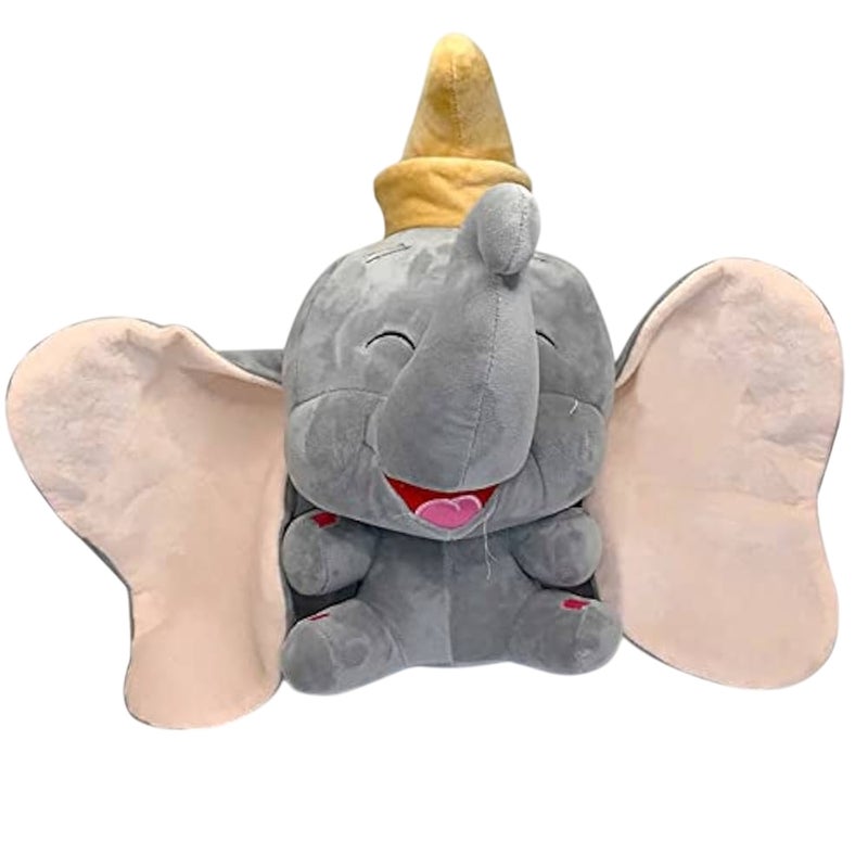 دومبو دمية الفيل دامبو القطيفة صغيرة الحجم - رمادي - S