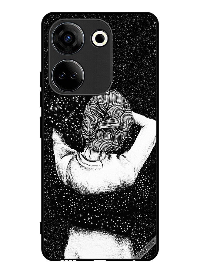 Covernex Protective Case Cover For Tecno Camon 20 Night Imagination Of Doodle Girl - Image 1