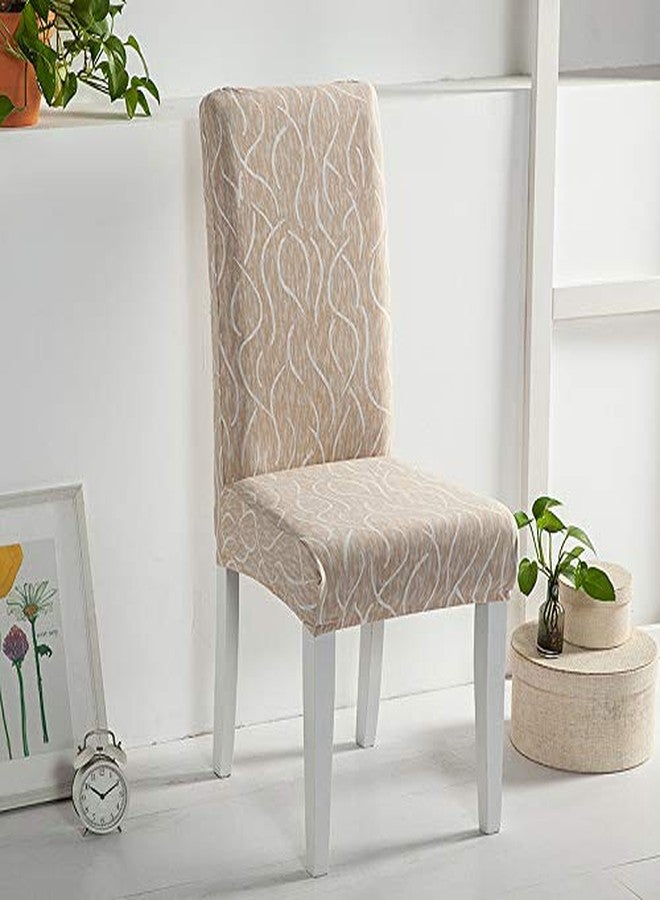 CRFATOP Dining Room Chair Covers Slipcovers Set of 4 with Bench Chair Cover tretch Dining Chair Covers Upholstered Bench Slipcover for Hotel Ceremony Banquet Wedding Party,26 - Image 3