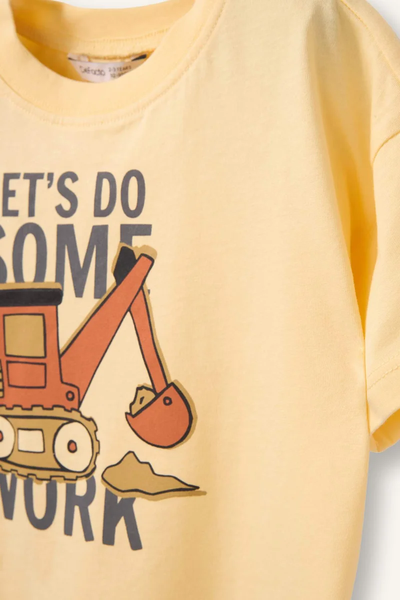 DeFacto Baby Boy Printed Oversize T-Shirt