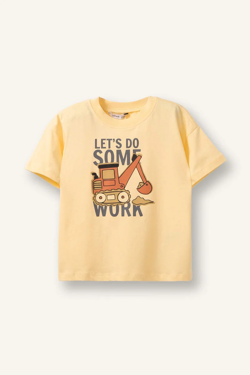 DeFacto Baby Boy Printed Oversize T-Shirt