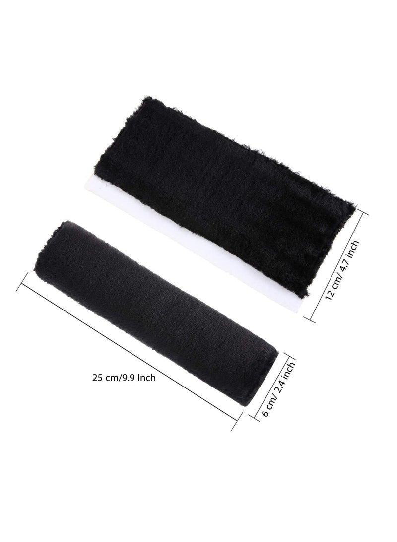 Excefore 4 Packs Car Seat Belt Pads Cover, Soft Comfort Comfortable Genuine Sheepskin Safety Seat Belt Strap Cover Shoulder Pad For Adult & Kid Car Use, Also Good For Backpack, Shoulder Bag & More - Image 4