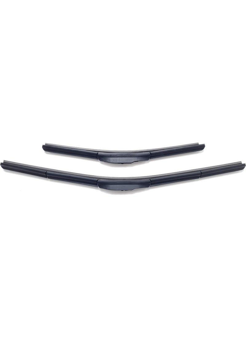 Silbak Hyundai I20 2015-2020 Windshield Wiper New Generation Hybrid Type Wiper Duster Squeegee Set 60*40CM  - Image 1