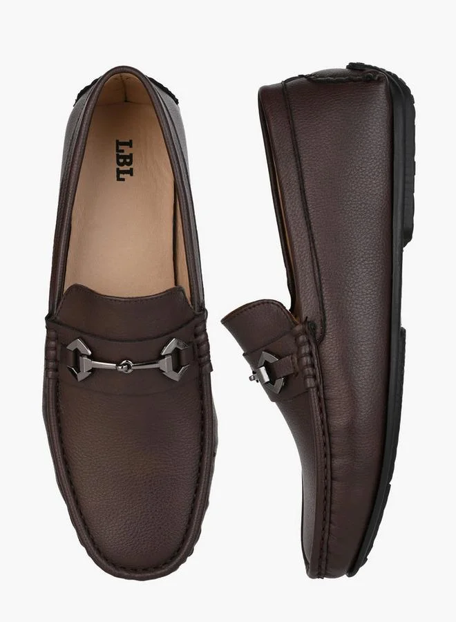ال بي ال من شو اكسبرس Men Metal Accent Loafers