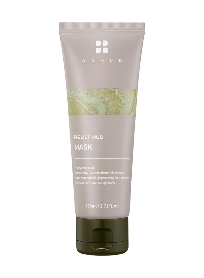 BRMUD Relief Mud Mask, Body Mud Mask Recovery Relief Mud Clay, Hydrating & Moisturizing Deep Pore Cleanser Face & Body Mask 91.8% Nature-Derived Ingredients, 110ml - Image 1
