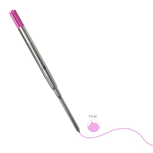 Monteverde Ballpoint Refill to Fit Sheaffer Ballpoint Pens, Medium Point, Soft Roll, Pink, 2 per Pack (S132PK) - Image 4