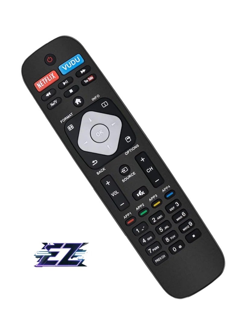 ELTRAZONE NH500UP Universal Remote Control Replacement for Philips Smart TVs – Compatible with Models 32PFL4902/F7, 40PFL4901/F7, 43PFL4901/F7, 43PFL4902/F7, 43PFL5602/F7, 50PFL4901/F7, 50PFL5601/F7, 50PFL5602/F7, 55PFL4901/F7 – Battery Included - Image 2