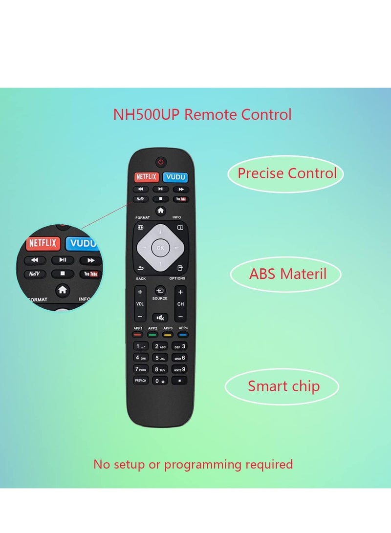 ELTRAZONE NH500UP Universal Remote Control Replacement for Philips Smart TVs – Compatible with Models 32PFL4902/F7, 40PFL4901/F7, 43PFL4901/F7, 43PFL4902/F7, 43PFL5602/F7, 50PFL4901/F7, 50PFL5601/F7, 50PFL5602/F7, 55PFL4901/F7 – Battery Included - Image 4