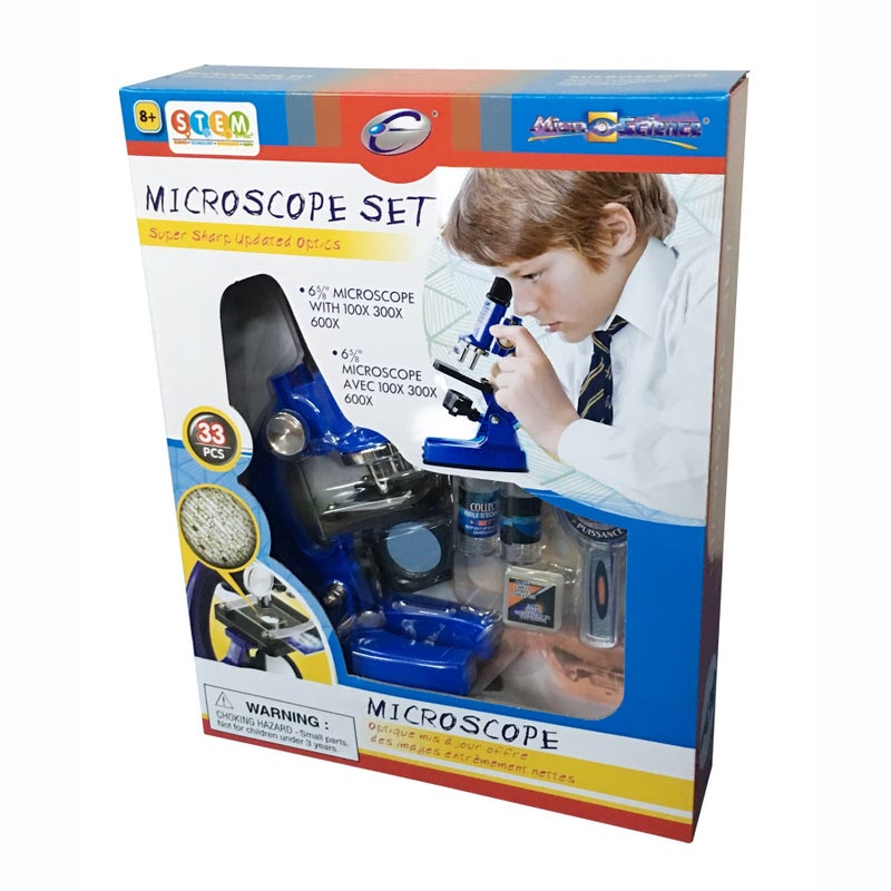 Eastcolight MicroScience 33-Piece Microscope Set (Colors May Vary) - Image 1