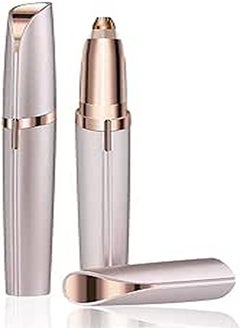 Generic جهاز إزالة شعر الحواجب الكهربائي Finishing Touch Flawless Brows مع ضوء LED للوجه والحاجب 