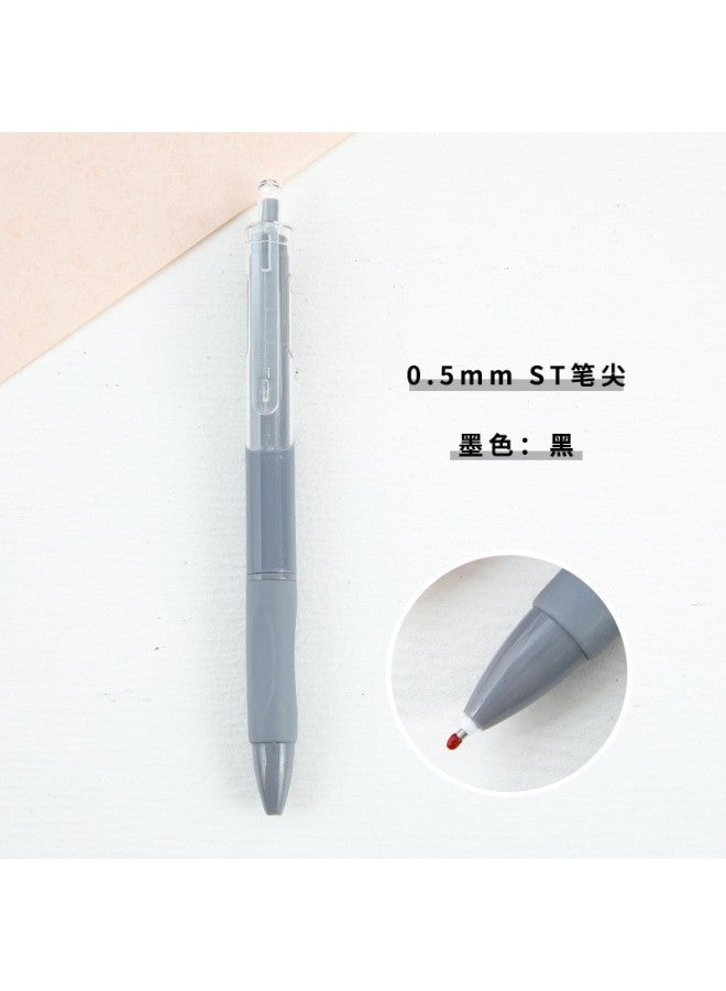 HELPS Creative Press Pen, High-looking, Smooth And Quick-drying Small White Pen St Head 0.5mm Signature Brush Pen Gel Pen - Image 1