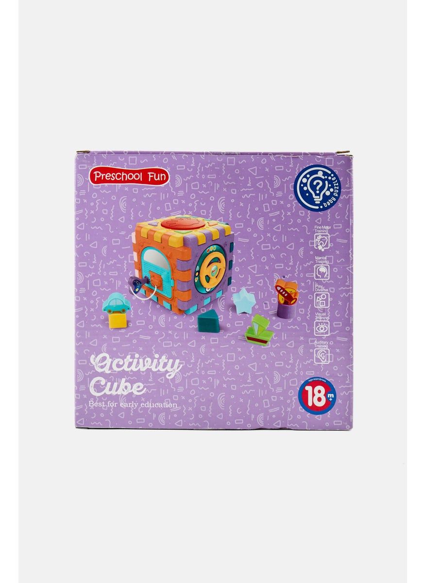 Preschool Fun - Baby Activity Cube Learning Toy - Image 1