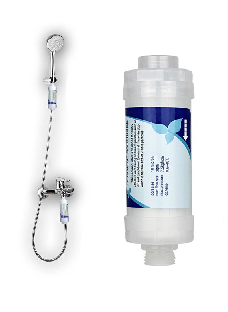 Aikanbo Shower Soaker, Shower Head Filter, Hard Water Softener, Chlorine And Fluoride Shower Filter, Healthy Skin, Easy To Install  - Image 1