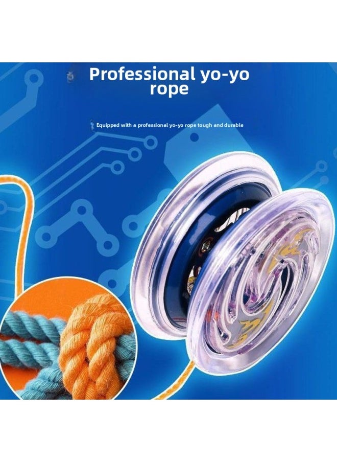 Live Ball Uy Novice Entry Yo Children Gyrating Yo-yo Ou Yo-yo Alloy Glow Automatic Sleep Beginner-Colour:Store Manager Recommend-great Value Three-piece Set/big Deal-Specification:Made With Heavy Craftsmanship - Metal Resistant To Falling / Comes With Finger Guard - Ball Rope
