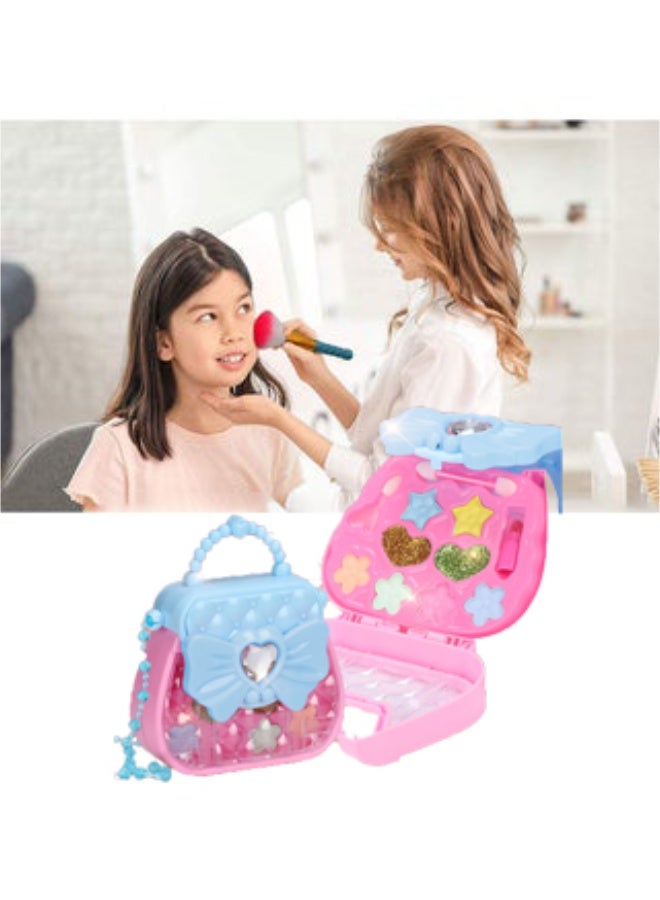 1 Set Makeup Cosmetic Play Kit for Safe Fun Simulation Makeup Accessories Birthday Present for Little Develop Visual and Hand Eye Coordination Skills - Image 2