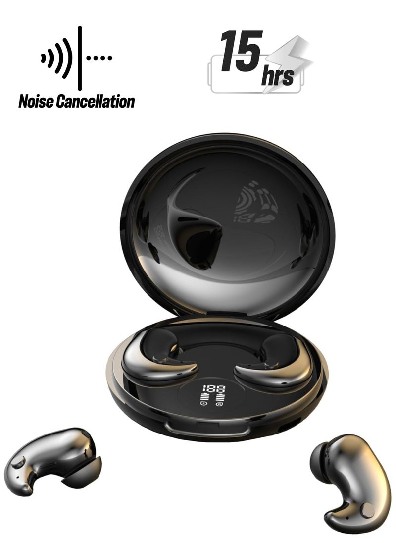SYOSI - 2024 Active Noise Canceling Sleep Headphones, Invisible, Comfortable, Noise-Isolating, Sleep Headphones, Bluetooth 5.3, for Sleeping, Side Sleepers, Driving, Cycling, Hi-Res Sound, Comfortable Fit - Image 1