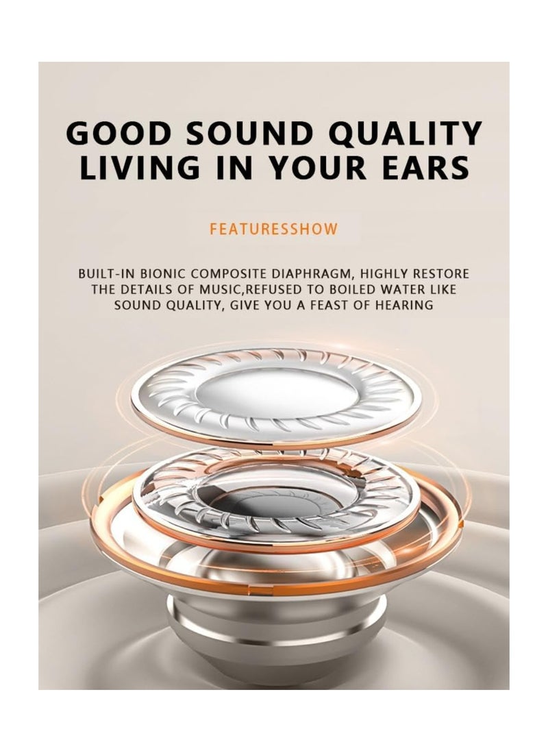 SYOSI - 2024 Active Noise Canceling Sleep Headphones, Invisible, Comfortable, Noise-Isolating, Sleep Headphones, Bluetooth 5.3, for Sleeping, Side Sleepers, Driving, Cycling, Hi-Res Sound, Comfortable Fit - Image 1