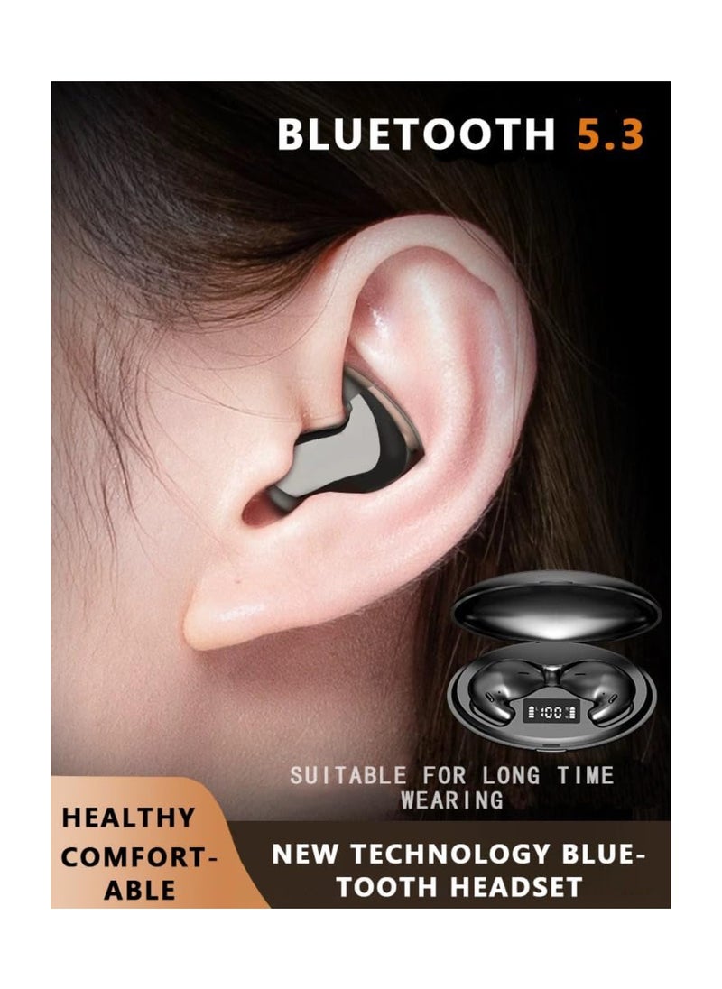 SYOSI - 2024 Active Noise Canceling Sleep Headphones, Invisible, Comfortable, Noise-Isolating, Sleep Headphones, Bluetooth 5.3, for Sleeping, Side Sleepers, Driving, Cycling, Hi-Res Sound, Comfortable Fit - Image 1